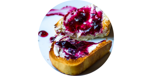 Blueberry Jam with Toast Extract (RF)